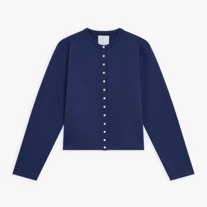 Agnes B. Navy Blue Cardigan